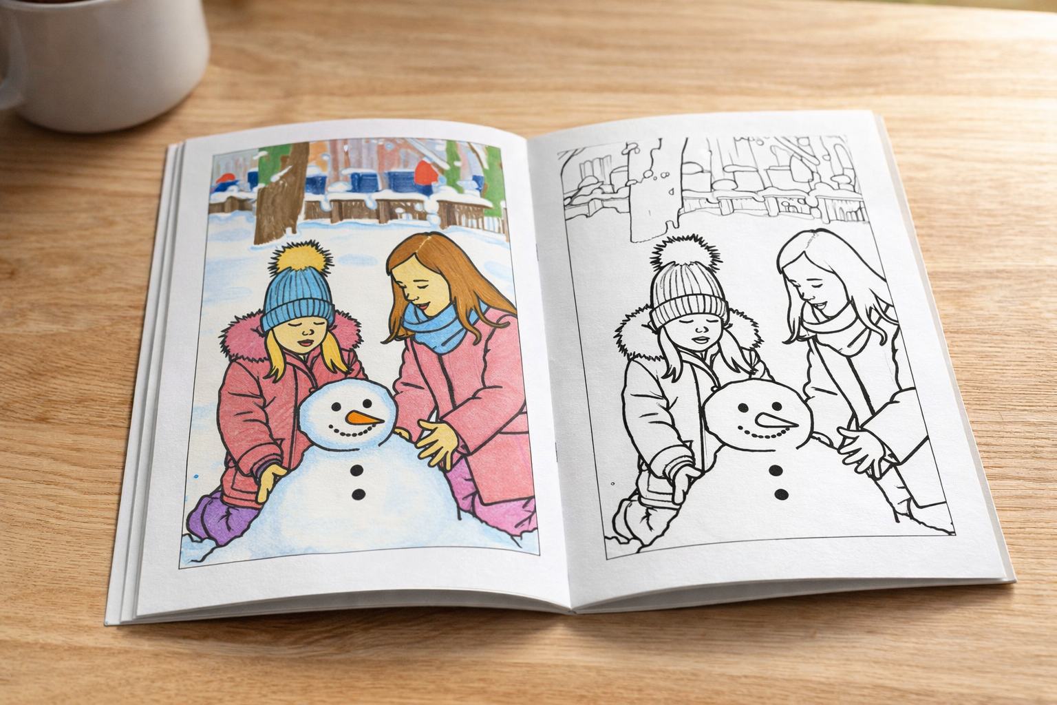 Libro para colorear personalizado