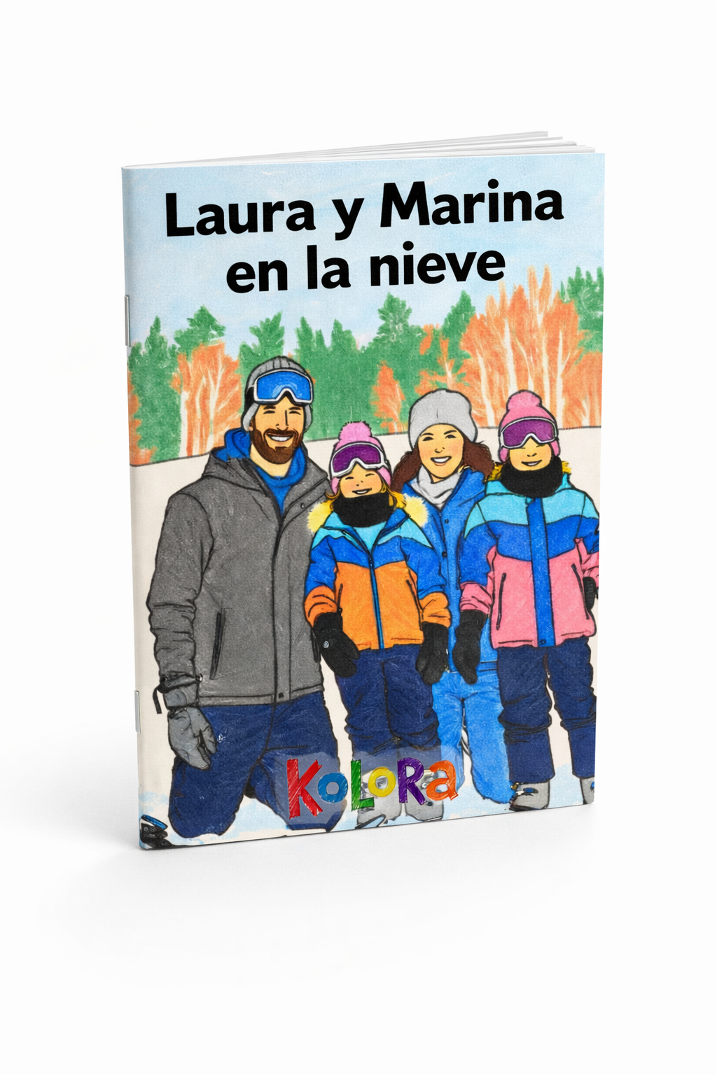 Libro para colorear personalizado