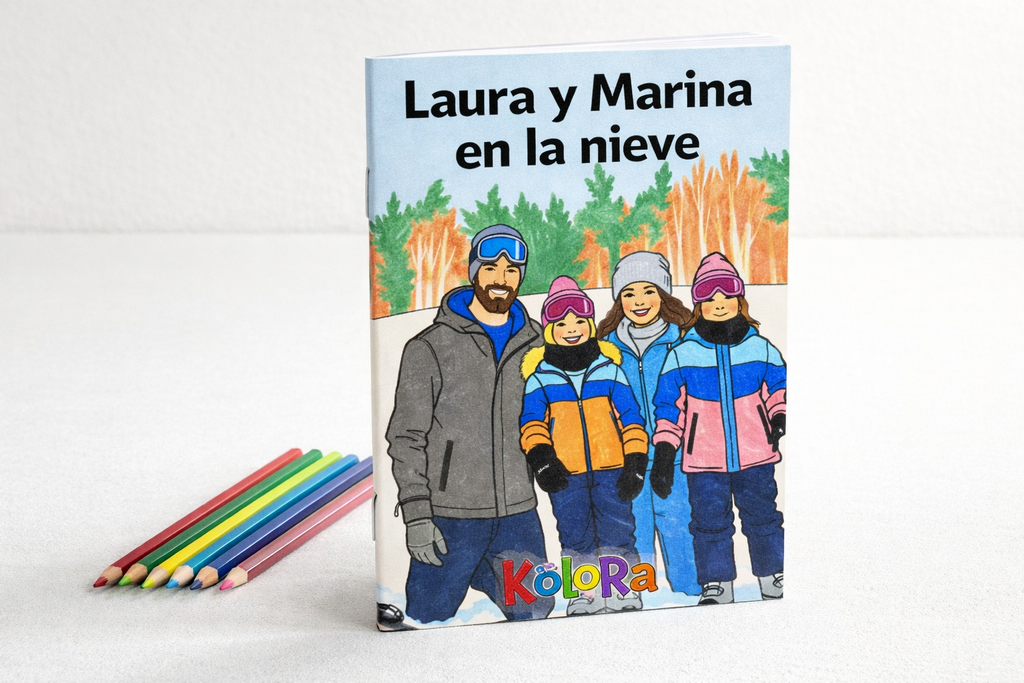 Libro para colorear personalizado