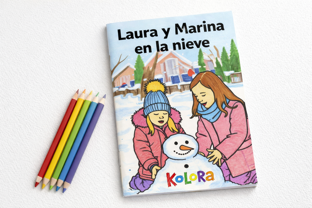 Libro para colorear personalizado